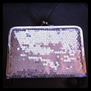 Silver Sequin wallet!